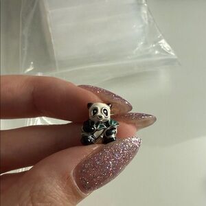 Pandora Panda Charm Bead in Black, White & Green